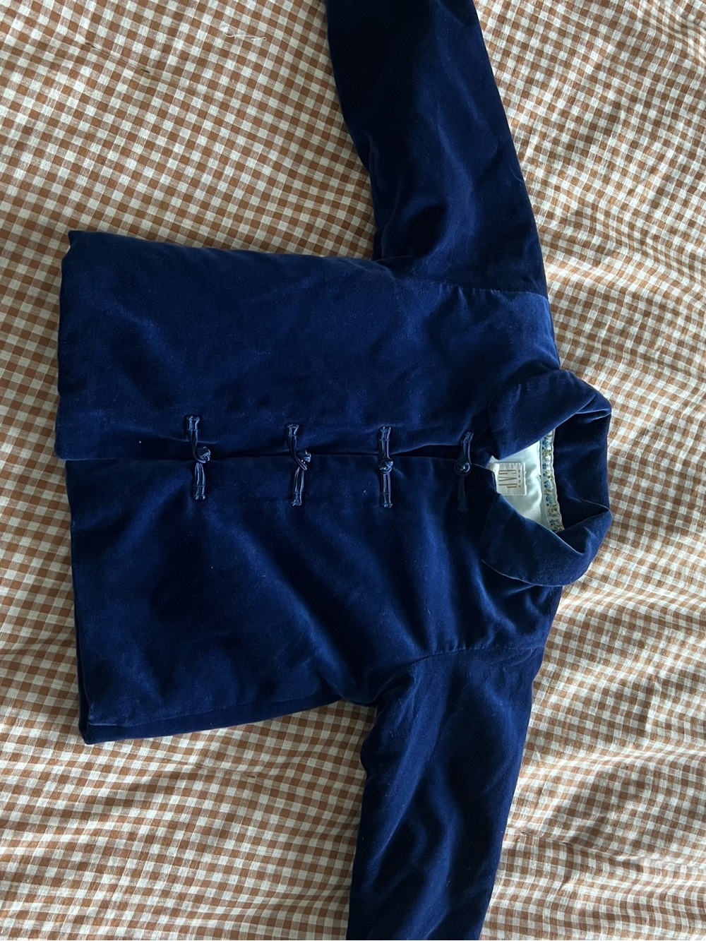 Baby GAP Navy Mandarin Collar Pea Coat for 24 months